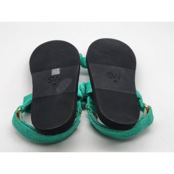 Stuart Weitzman Womens Bandeau Sport Sandals Green Size 6B - Picture 6 of 8
